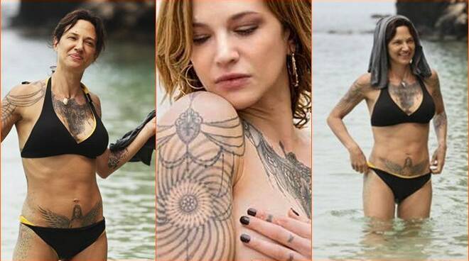 Asia Argento per un giorno su “L’Isola dei Famosi”: magnifici tatuaggi in vista