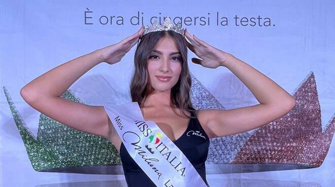 Miss Italia: la 18enne di Latina Alessia Gliottone eletta Miss Luna Lazio 2023