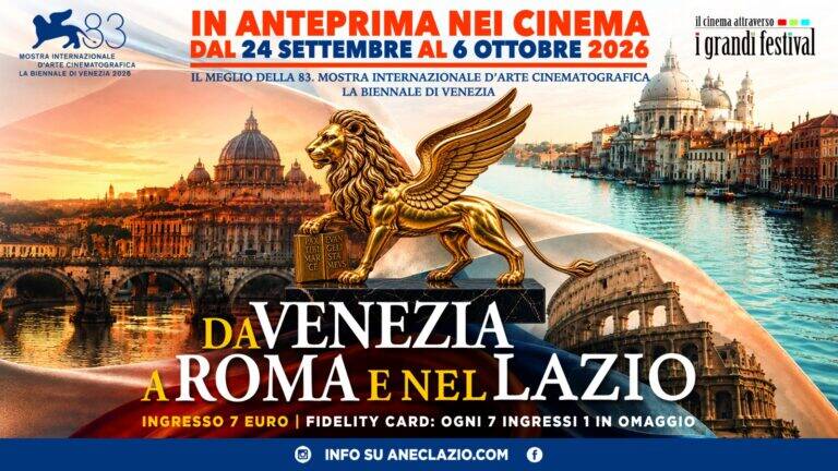 Da Venezia a Roma, 50 film della Biennale tra arrivano nel Lazio: date, titoli e anteprime